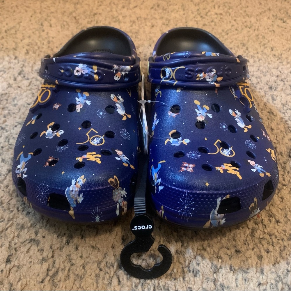 SOLD! NEW Disney 50th anniversary celebration crocs with original packaging - Picture 5 of 12